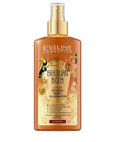 Eveline Brazilian Body Luxury Golden Body Illuminator - British product