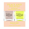 Nails.inc Peace And Pilates Nail Polish Duo, imported from the UK