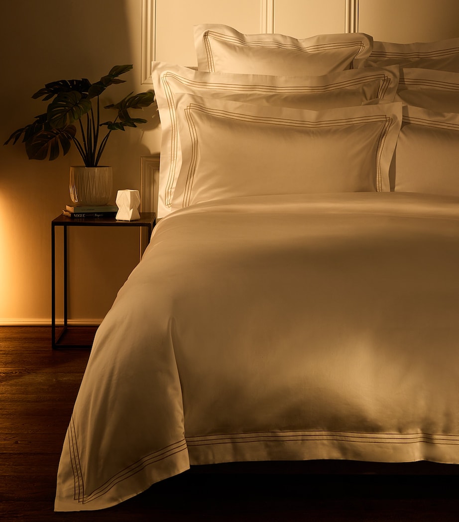 Celso De Lemos Quadra Super King flat sheet 270cm x 300cm - British product