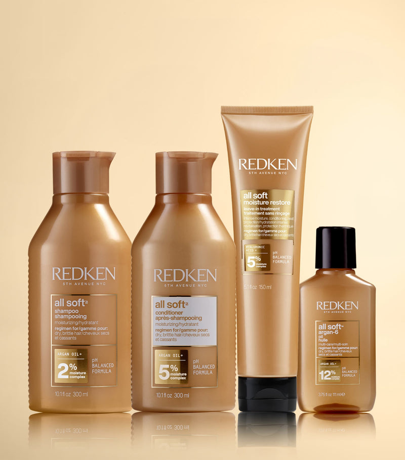 Redken All Soft Leave-In Treatment for Dry Hair 150ml, imported from the UK