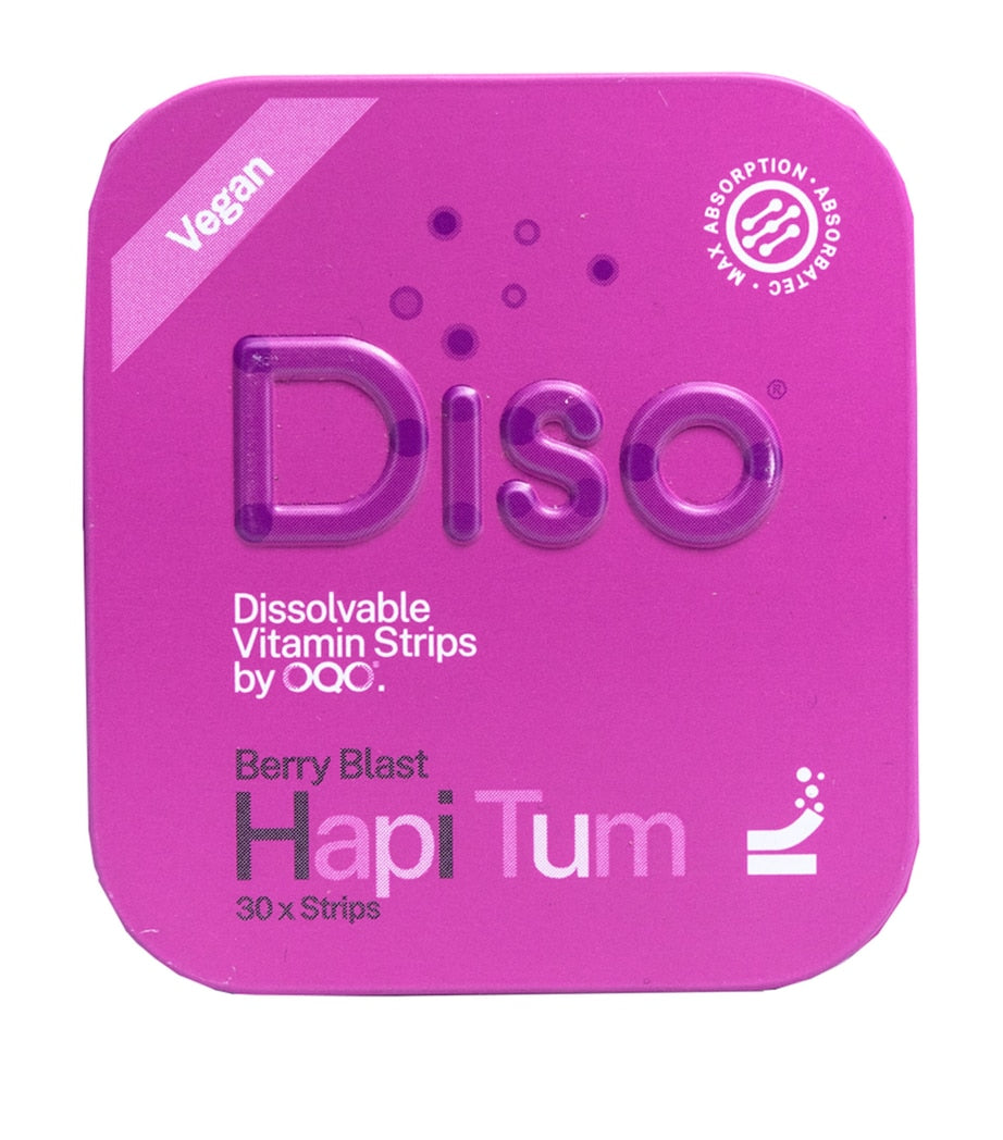 OQO DISO Hapi Tum vitamin strips 30 strips, imported from the UK