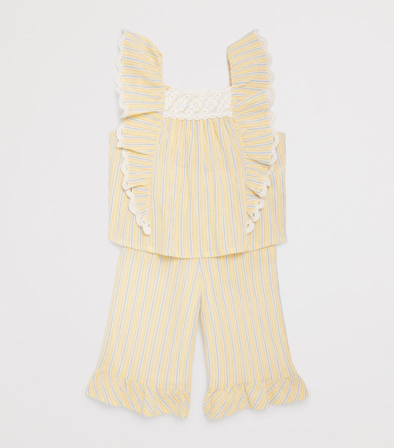 Louise Misha cotton stripe infant blouse 24 months, UK version