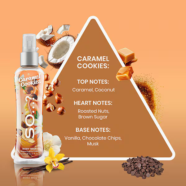 So...? Caramel Cookie Body Mist 100ml (British brand)