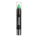 Moon Glow body crayons Green, imported from the UK