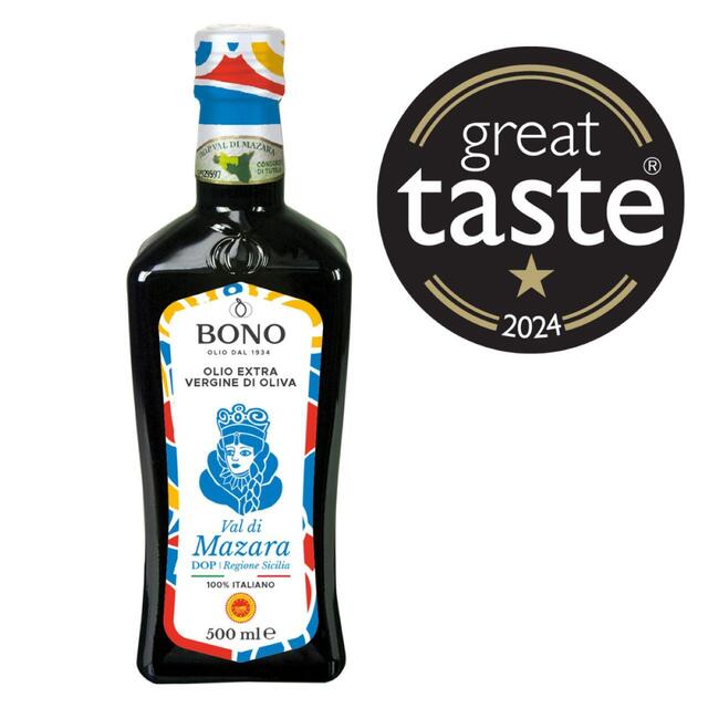 Bono Sicilian PDO Val di Mazara Extra Virgin Olive Oil   500ml - McGrocer