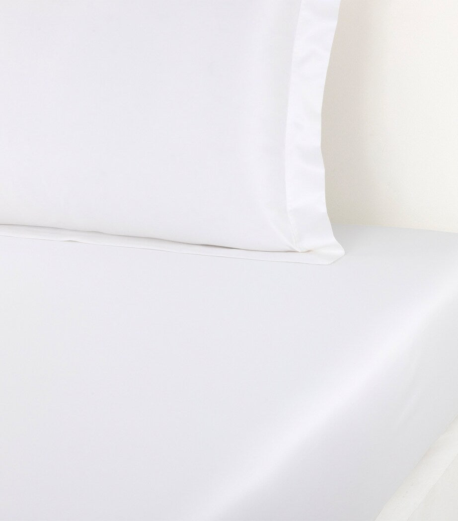 Yves Delorme double fitted sheet 140cm x 200cm (British brand)