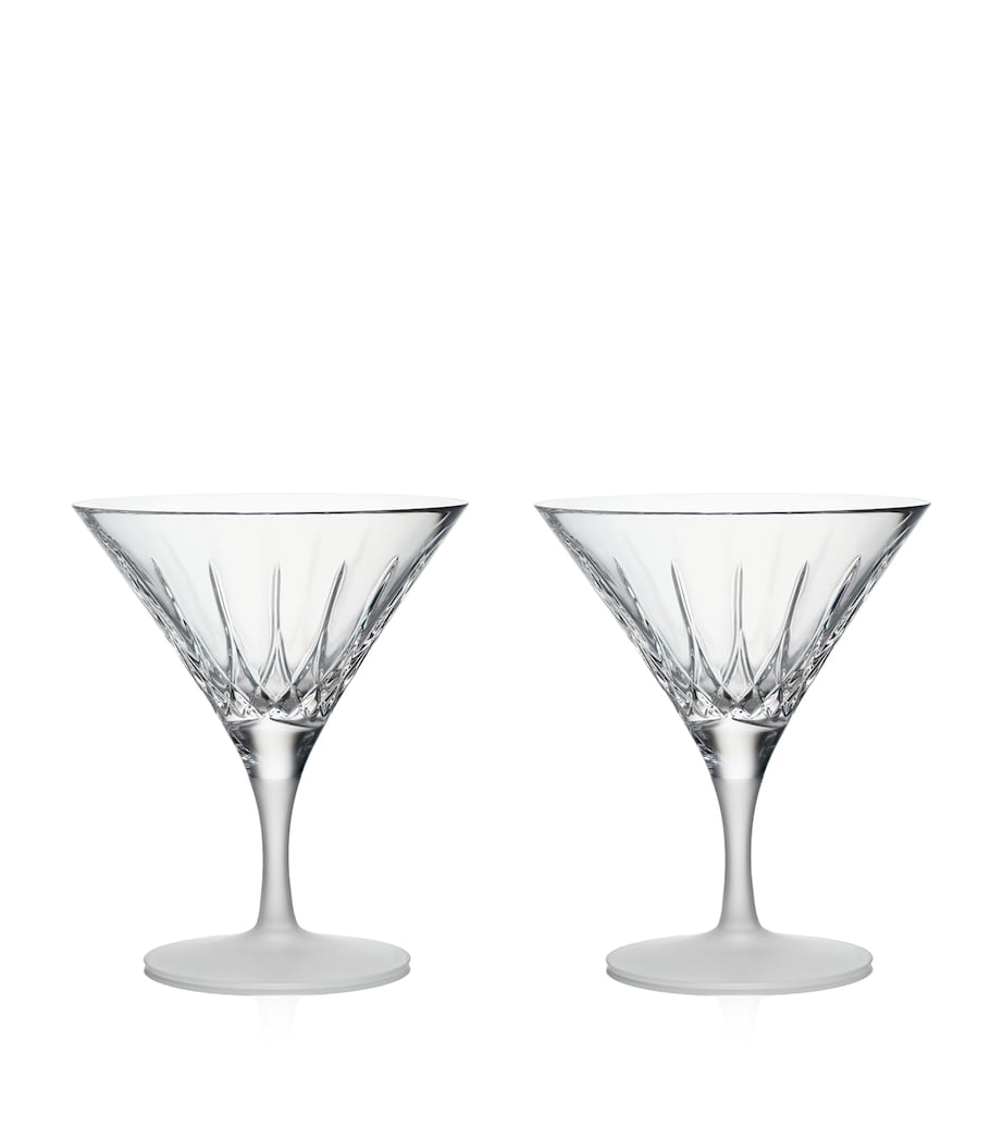 Waterford Lismore Arcus martini glasses set of 2 220ml (British brand)