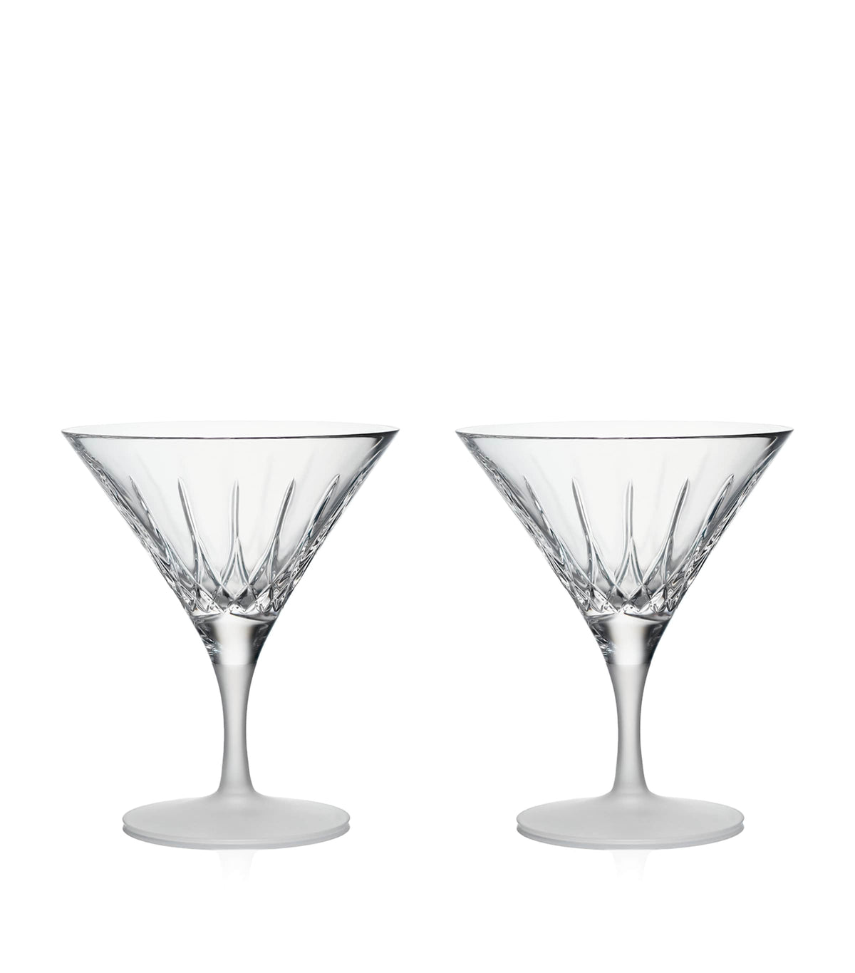 Waterford Lismore Arcus martini glasses set of 2 220ml (British brand)