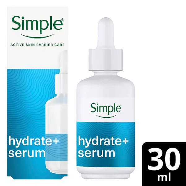 Simple Hydrate+ Hyaluronic Acid Serum 30ml (British brand)