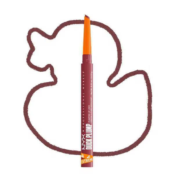 NYX Duck Plump Lip Liner Flirty Flip, imported from the UK