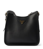 Scratch-Resistant Grained Leather Backpack with Buckle Fastening