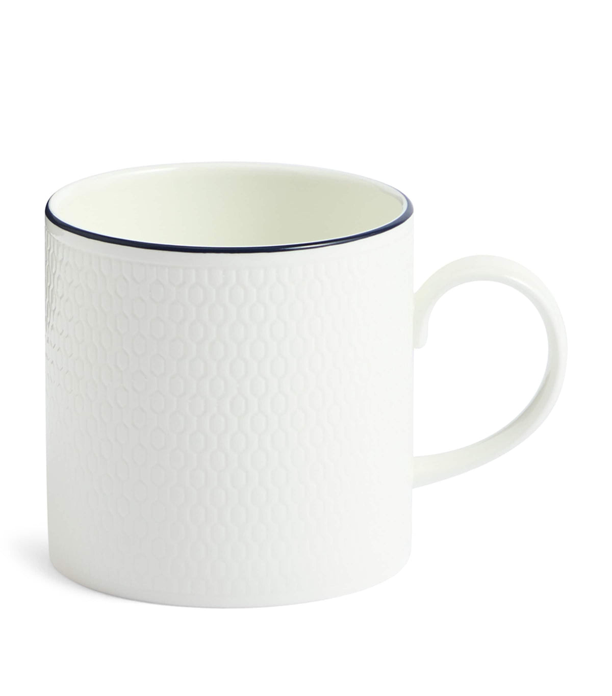 Wedgwood fine bone china Gio mug with honeycomb pattern (British brand)