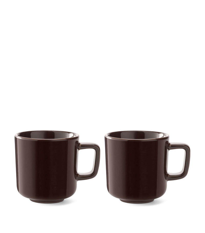 LSA International Set of 2 Porcelain Collective Espresso Cups (75ml)