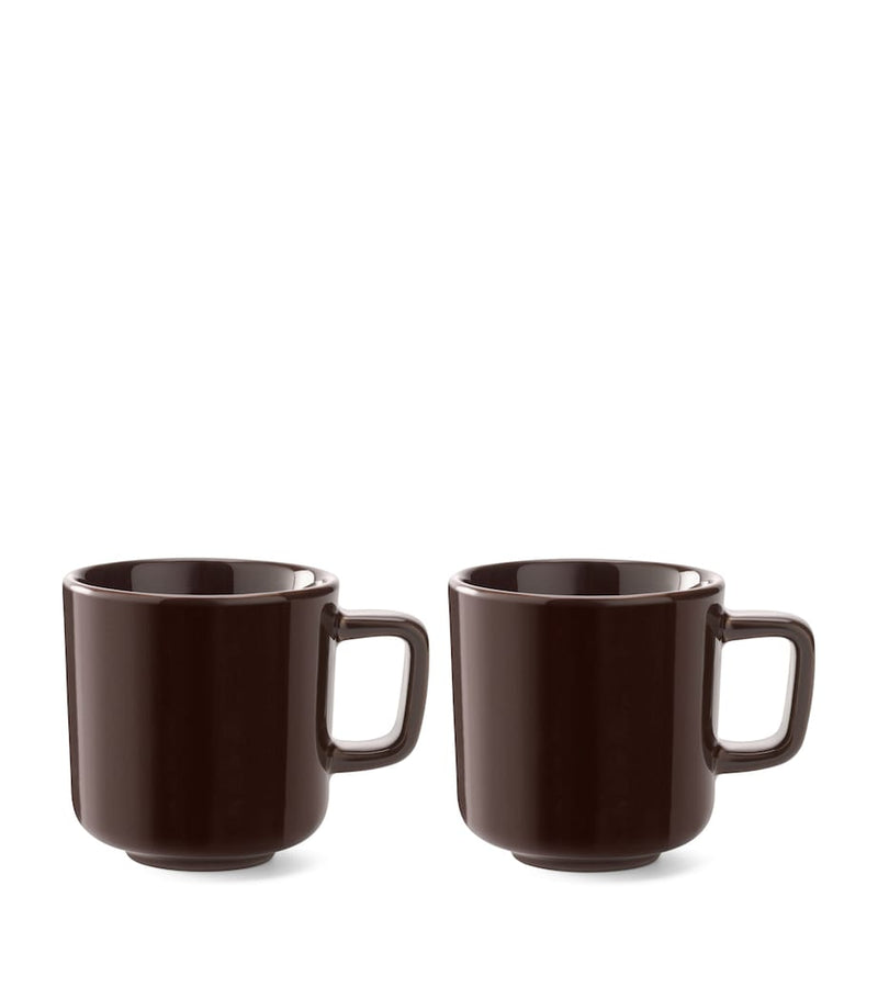 LSA International Set of 2 Porcelain Collective Espresso Cups (75ml)