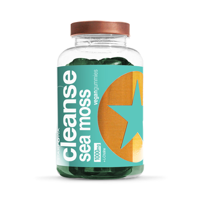 Starpowa Cleanse Sea Moss Gummies Natural Kiwi Lemon 60 Vegan