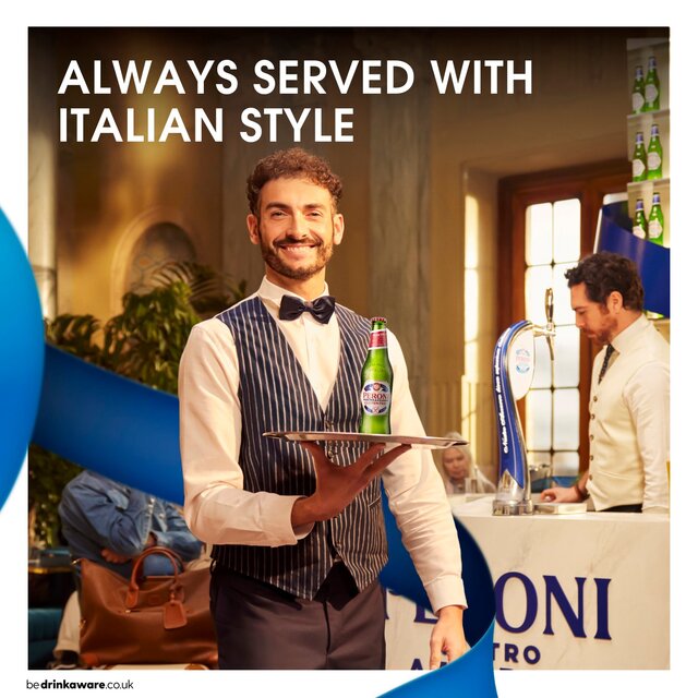 Peroni Nastro Azzurro Gluten Free Beer Lager Bottles   4 x 330ml - McGrocer