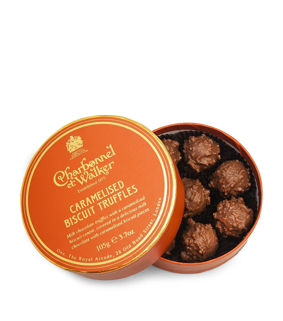 Charbonnel et Walker caramelised biscuit chocolate truffles 105g - British product