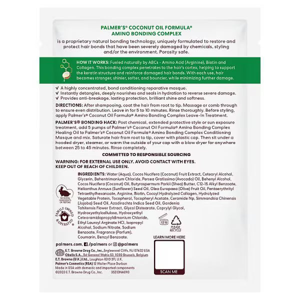 Palmer's Amino Bonding Complex Masque 60g - British product
