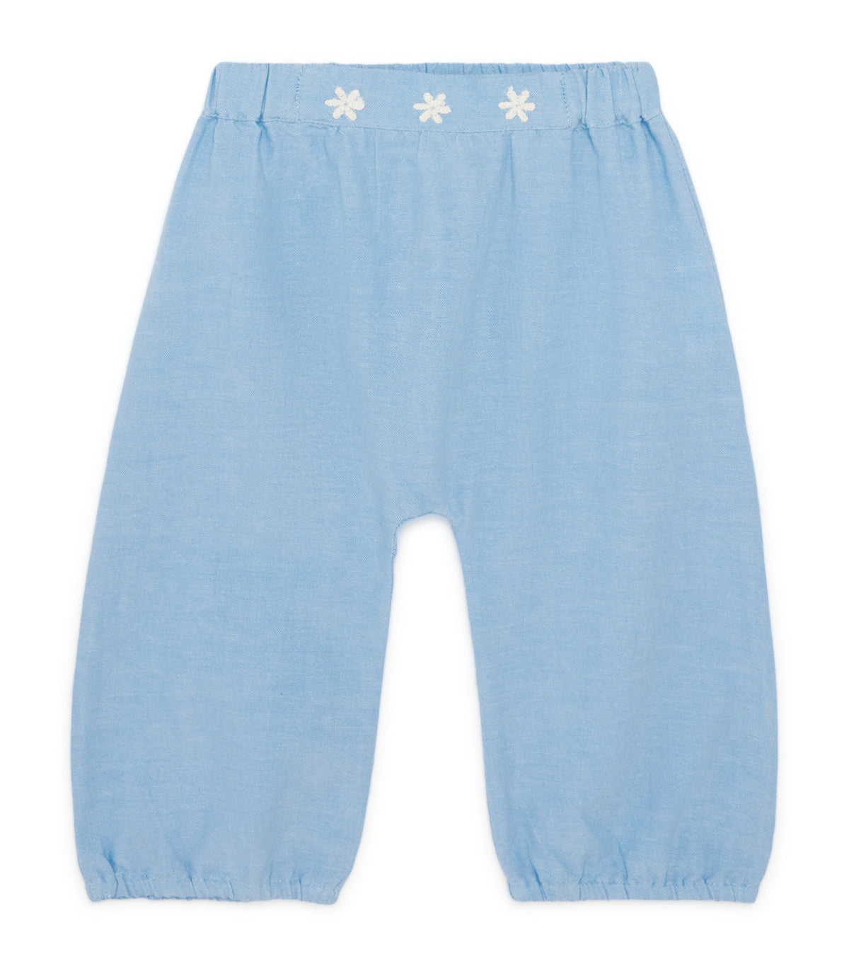 Louise Misha Cotton Lace-Trim Floreli Baby Trousers 3-24 Months, UK version