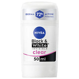NIVEA deodorant stick Black & White 50ml, imported from the UK