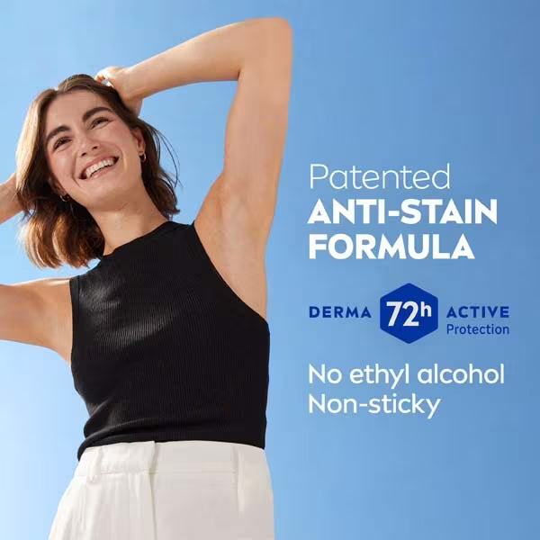 NIVEA deodorant stick Black & White 50ml, imported from the UK