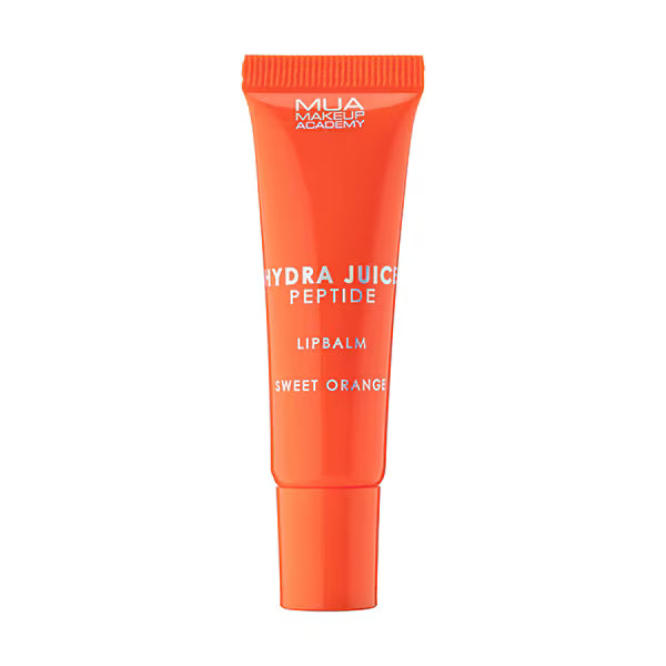 MUA Hydra Juice Peptide Lip Balm Sweet Orange, imported from the UK