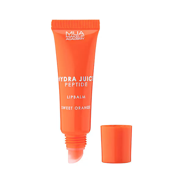 MUA Hydra Juice Peptide Lip Balm Sweet Orange, imported from the UK
