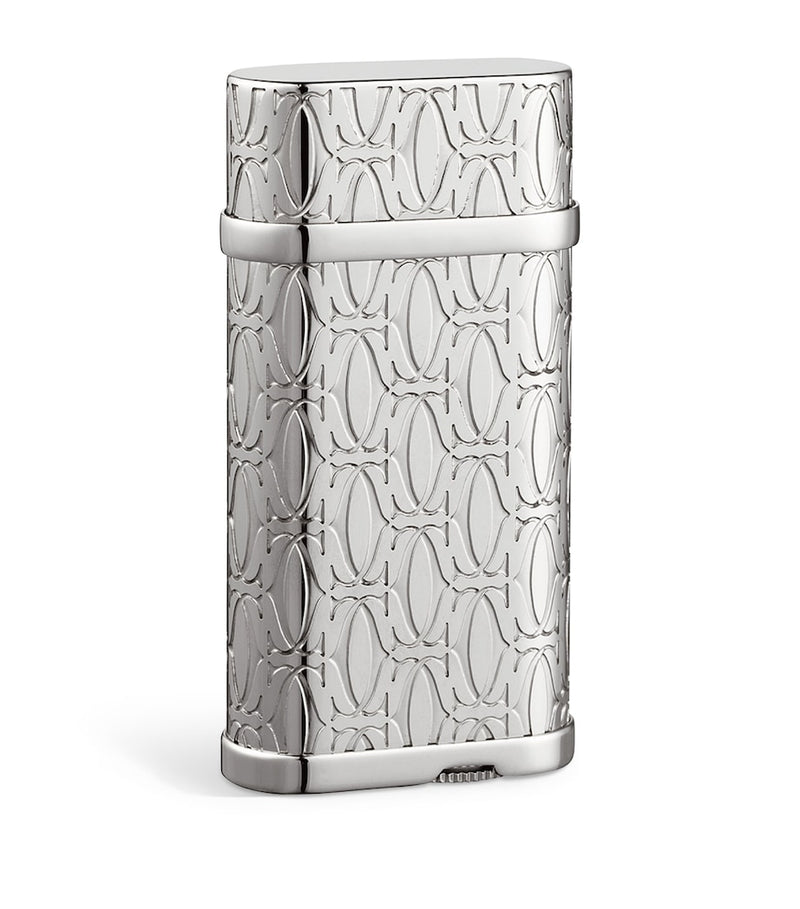 Cartier Palladium Double C de Cartier Lighter - British product