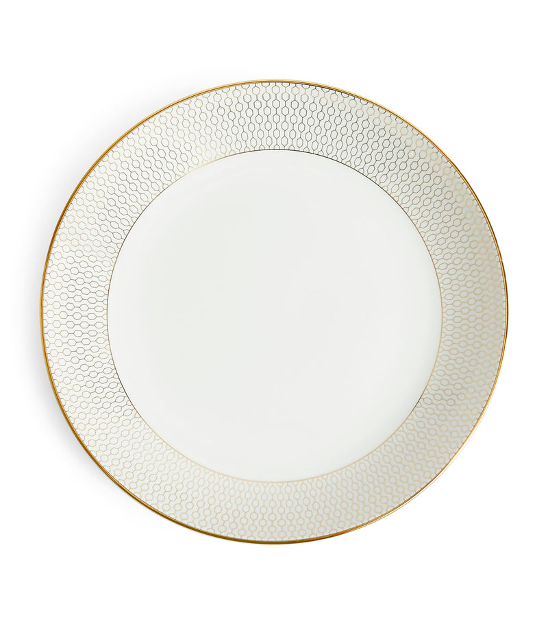 Wedgwood Gold-Trim Gio deep plate 22cm (British brand)