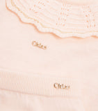 Chloé Kids cotton-cashmere cardigan and trousers set 3-18 months - British product