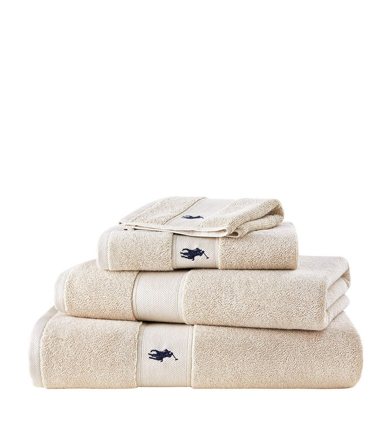 Ralph Lauren polo player hand towel 50x100cm, imported from the UK