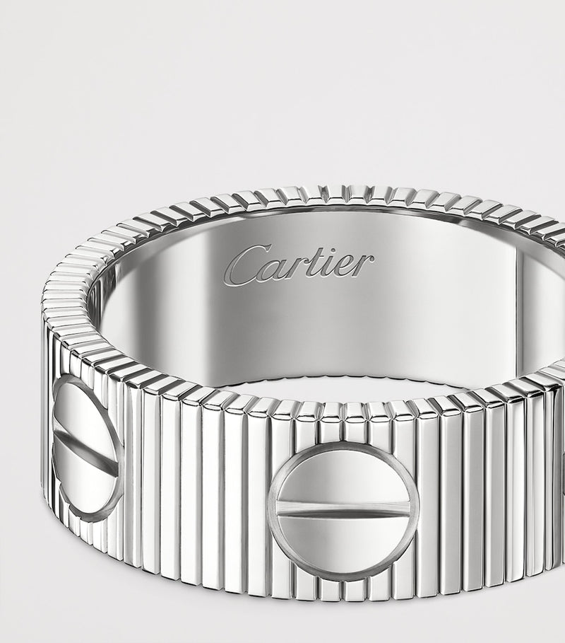 Cartier White Gold LOVE Unlimited Ring - British product