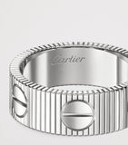 Cartier White Gold LOVE Unlimited Ring - British product