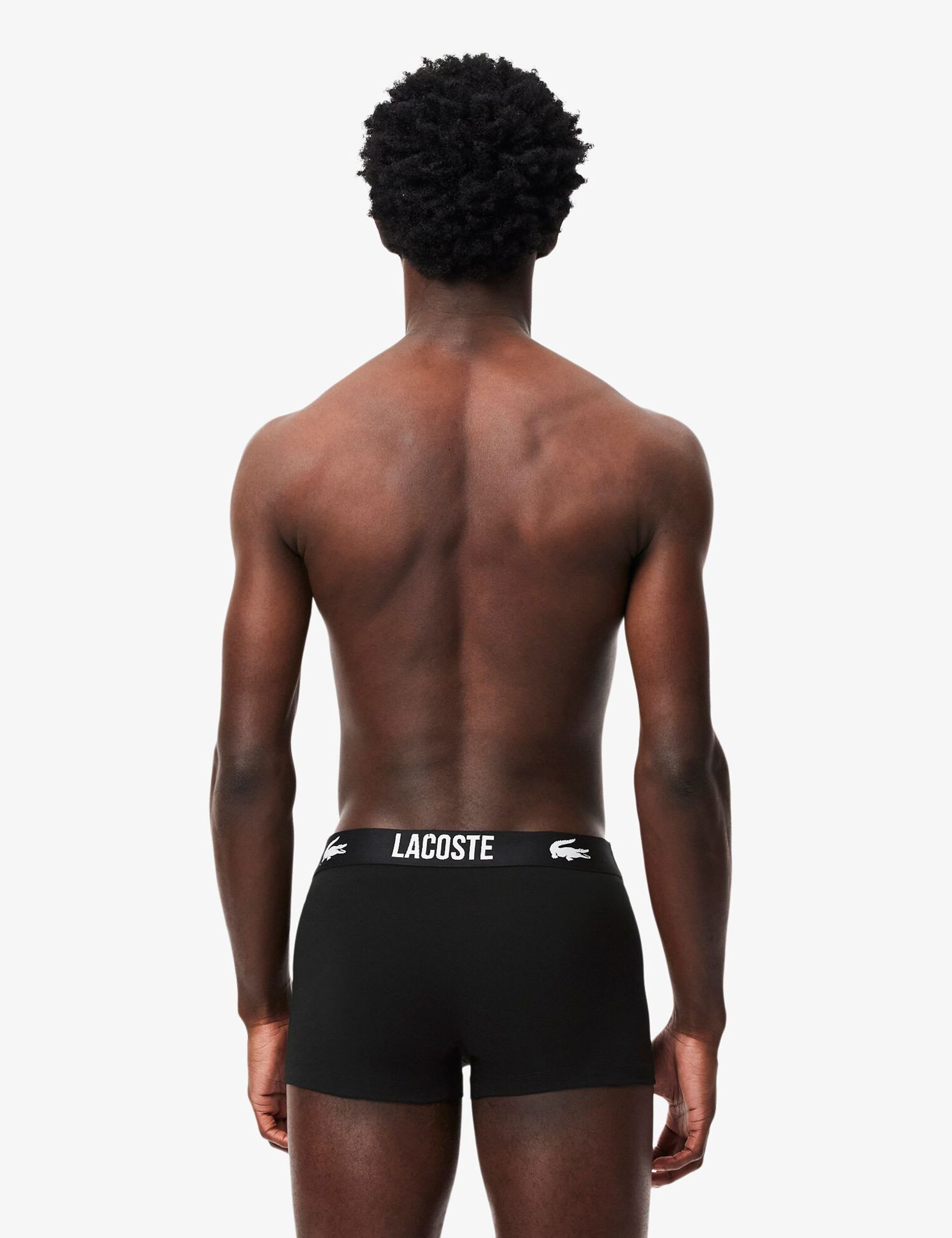 Lacoste cotton stretch trunks 3 pack, imported from the UK