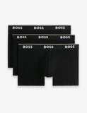 BOSS cotton-rich logo boxer briefs 3 pack, imported from the UK