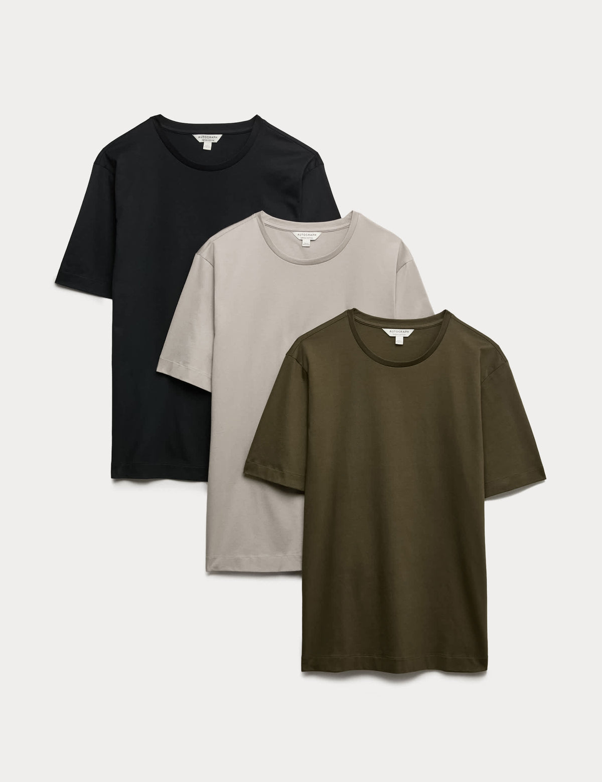 Autograph pure Supima cotton t-shirts 3 pack, imported from the UK