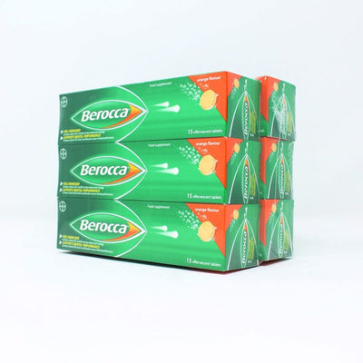 Berocca Orange Flavour 6 x 15 Count