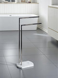 Showerdrape White Octavia freestanding towel stand 82cm height (British brand)