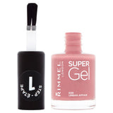Rimmel London Super Gel Nail Polish 020 Urban Affair 12ml, imported from the UK
