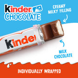 Kinder milk chocolate fun size bars multipack 16 x 12.5g, UK version