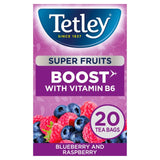 Tetley Super Fruit Tea Boost Blueberry & Raspberry Tea Bags   20 per pack GOODS M&S   