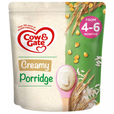 Cow & Gate creamy porridge baby cereal 125 g - British product