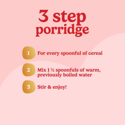 Cow & Gate fruity wholegrain porridge baby cereal 125g - British product