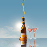 Veuve Clicquot Champagne Rosé 750ml bottle packaging (British brand)