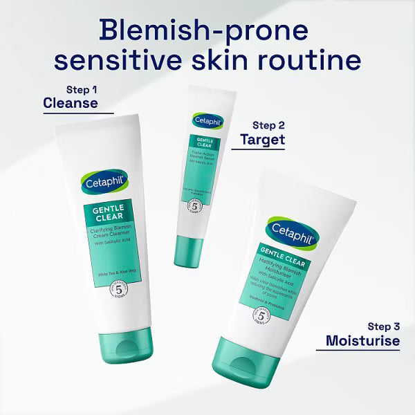 Cetaphil Gentle Clear Blemish Cream Cleanser 124ml - British product