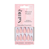 Nail HQ Almond Ombre false nails 24 pieces, imported from the UK