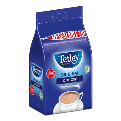 Tetley 1 Cup Black Tea Bags 1100 Pack