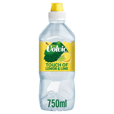 Volvic Still Flavoured Water Lemon & Lime 750ml (British brand)