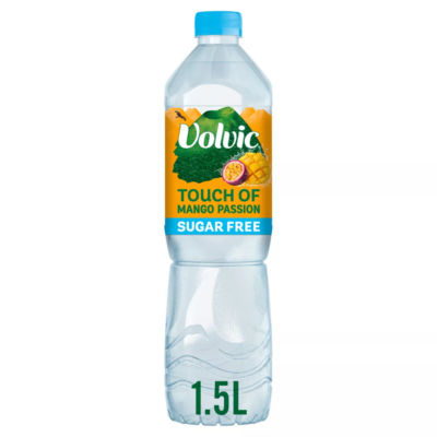 Volvic Mango Passion flavoured water 1.5L (British brand)