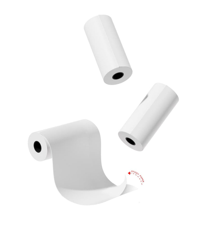 THE ZOOFAMILY C1 Camera Sticky Paper Rolls Set of 3 (British brand)